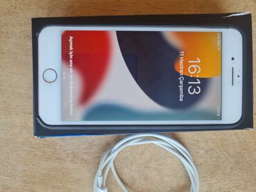 Apple iPhone: IPhone 7 Plus, 128 GB, Qırmızı, Barmaq izi, Simsiz şarj, Face ID