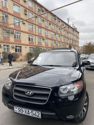 hyundai maşınların qiyməti: Hyundai Santa Fe: 2.7 l | 2008 il Ofrouder/SUV