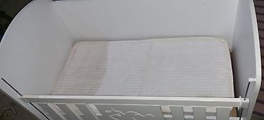 Beşiklər: Uşaq beşiyi – “Ali bebe” modeli - Rəng: Ağ - Material: MDF/taxta — 2