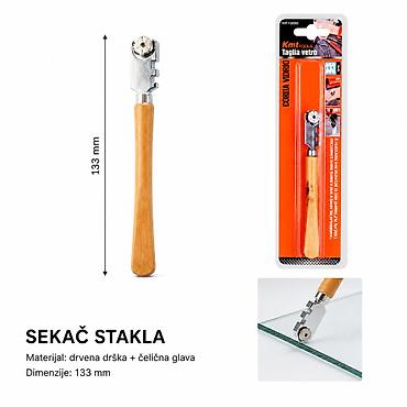 KMT Nemački tip drška – sekač stakla 133 mm (SKU: 9364663, EAN: )