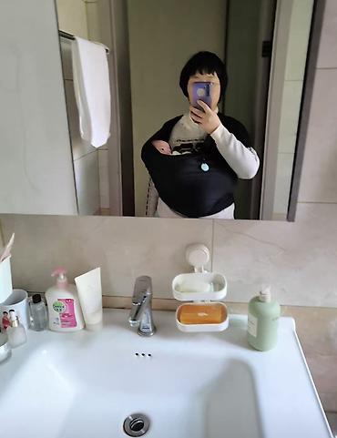 Слинг: Слинг для новорожденного без намотки, трикотажный - Подходит с — 3