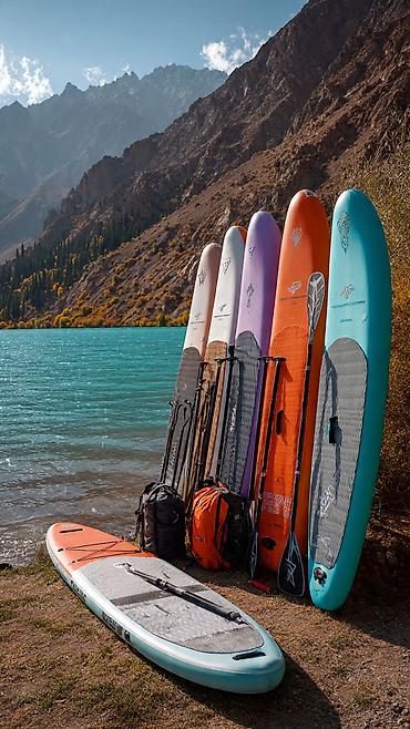 Лодки и комплектующие: SUP-доски для катания и туринга - Надувные SUP-доски разной длины и — 9