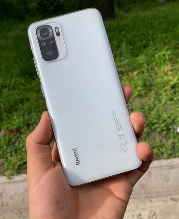 redmi buds: Xiaomi, Redmi Note 10, Б/у, 128 ГБ, цвет - Белый, 2 SIM