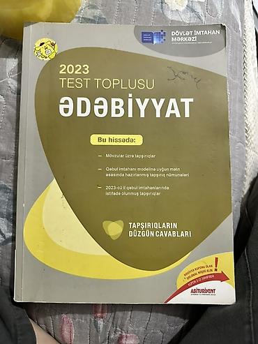 Книги и журналы: DİM “Test Toplusu 2023” dəstəsi – I və II hissələr Tərkib: - English — 7