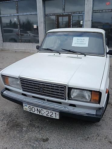 bmw arxa stop: VAZ 2107, 2011-ci il buraxılışı, ağ rəng. - Səkkizbucaqlı xrom — 1