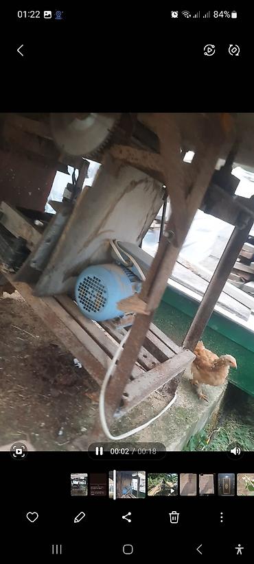 lay lay matras: Ağac emalı üçün stasionar dairəvi mişar qurğusu - Güclü elektrik — 4