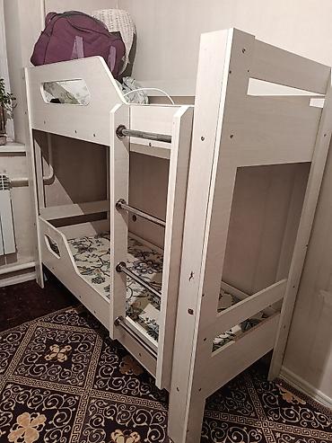 детский кровать для садика: Двухъярусная детская кровать из светлого ЛДСП. Особенности: - Два — 2