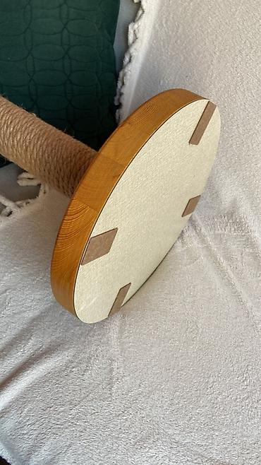 toy oudel: Pişik üçün qaşıma dirəyi - Material: təbii ağacdan hazırlanmış — 5