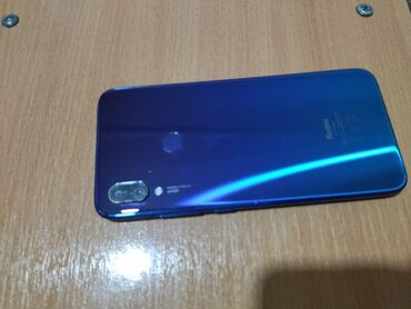 телефон за 6000: Xiaomi, Redmi Note 7, Б/у, 64 ГБ, цвет - Синий, 2 SIM