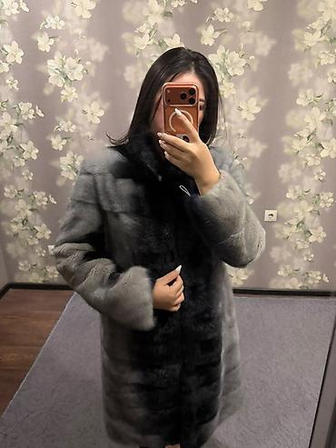 Шубы: Шуба, Норка, По колено, L, XL — 4