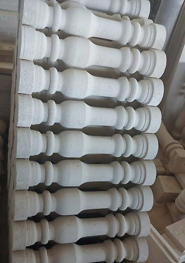 Məhəccər balyansları: Məhsul: Daş balyustrada və sütun elementləri Təsvir: - Təbii daşdan — 9