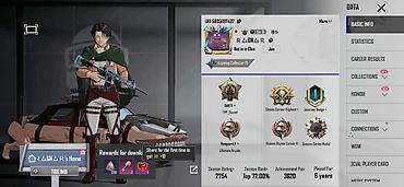 pubg hesab satışı pulsuz: PUBG Mobile hesabı – Levi (Attack on Titan) xarakter görünüşü ilə — 1