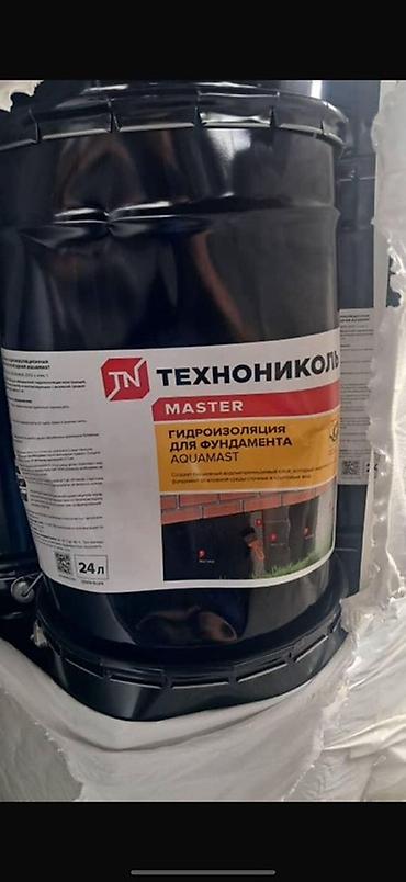 маркировка: ТЕХНОНИКОЛЬ MASTER Aquamast — гидроизоляция для фундамента, ведро 24 — 1