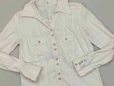białe bluzki bawełniane z długim rękawem: Koszula Damska, XL, stan - Dobry
