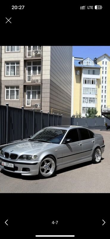 bwm самурай: Седан BMW E46 серебристого цвета Марка: BMW Модель: E46 Тип Кузова
