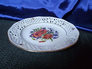 Ostali kućni dekor: Dekorativni tanjir Schummann Zapadna Nemacka 1981g+ Porcelanski — 7