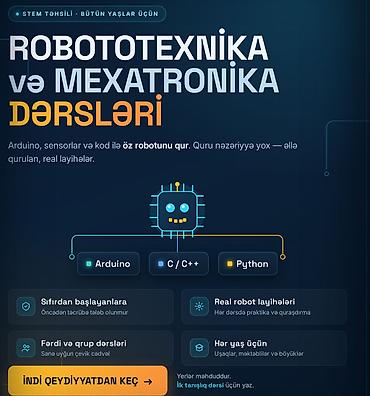 python dərsləri: Robototexnika və Mexatronika Dərsləri - STEM təhsili – bütün yaşlar — 1