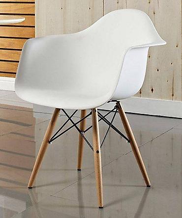 табиретка: Кресло Eames 82х64х61 белый Грузоподъемность до 150-200 кг Стул для — 2