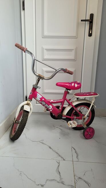 велосипеды 12 дюймов: Uşaq velosipedi – LADA SPORT, çəhrayı rəng Xüsusiyyətlər: - Təxminən