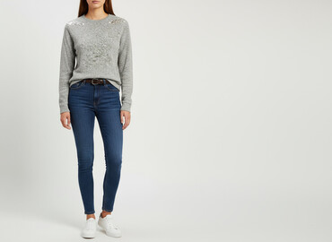 Swetry: Sweter damski, rozmiar M