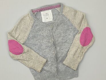 krótki szary sweterek: Sweterek, H&M, 3-4 lat, 98-104 cm, stan - Zadowalający