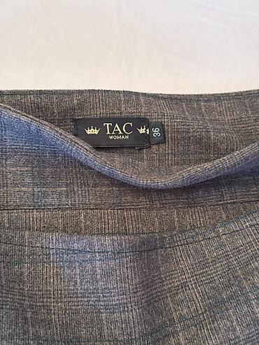 Ətəklər: TAC Woman brendinin ətək-şortu (skort) - Rəng: boz-qrafit tonlarında — 4