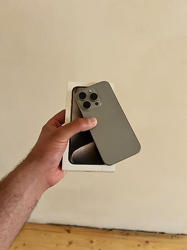 IPhone 15 Pro, 128 GB, Natural Titanium, Face ID lalafo.az -da IPhone 15 Pro, 128 GB, Natural Titanium, Face ID