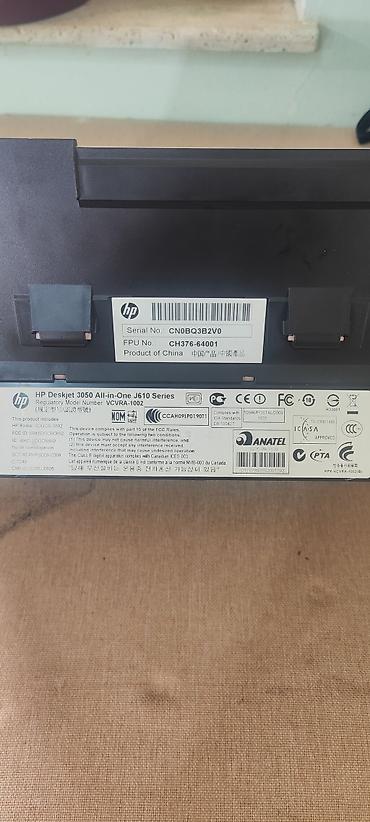 printer usb: HP Deskjet 3050 All‑in‑One J610 Series çoxfunksiyalı cihaz — 3
