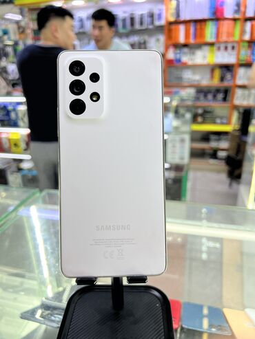 самсунк 21: Samsung Galaxy A53 5G, 128 ГБ, цвет - Белый
