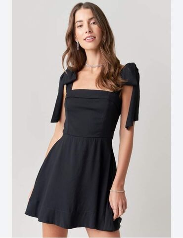 crna plišana haljina: S (EU 36), M (EU 38), L (EU 40), color - Black, Other style, With the straps