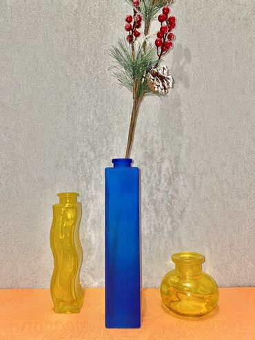 ваза латунь: Продаются новые вазы для декора Материал: стекло Производитель