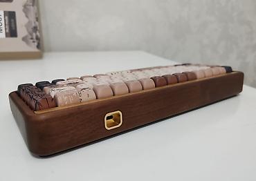 orico hdd box: Akko MU01 Mountain Seclusion Mechanical Wooden Keyboard 💠Brend: Akko — 4