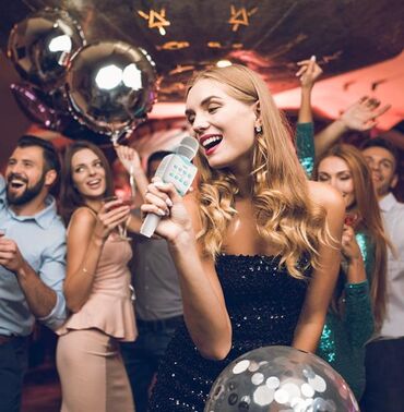 Вокальные микрофоны: Беспроводной караоке-микрофон Hoco BK5 Big Horn - Формат: микрофон с — 10