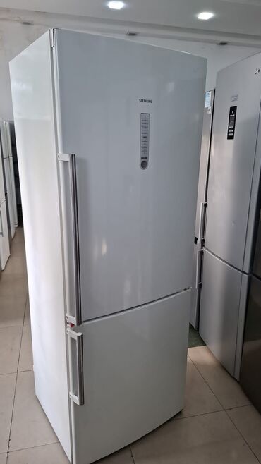 Digər məişət texnikası: Siemens iki qapılı soyuducu - Rəng: ağ - Üstdə soyuducu bölmə, altda