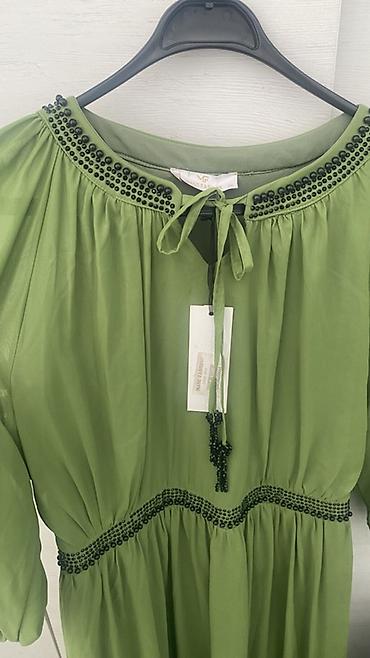 yun don: Zeytun-yaşıl rəngdə uzun don - Model: bohem/romantik stil, uzun — 4