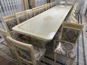 Столы и стулья для зала: Стол и стул для зала, Новый, цвет - Бежевый — 4