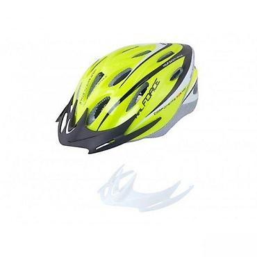 elzett 751: KACIGA FORCE HAL, FLUO-CRNA, S/M | 19 rupa, sadrži beli i crni — 1