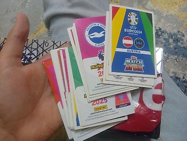 satt: 23 ədəd Panini/Topps futbol kolleksiya kartları dəsti - bütün kartlar — 2