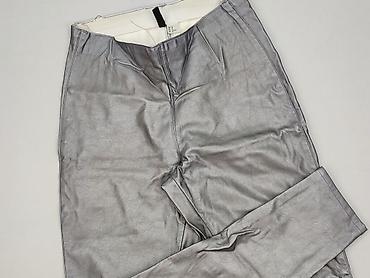 srebrne: H&M Divided, Spodnie materiałowe damskie, rozmiar L — 1