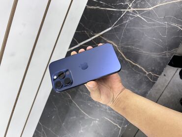 14 про макс бишкек: IPhone 15 Pro, Колдонулган, 256 ГБ, Blue Titanium, Коргоочу айнек, Каптама, 86 %