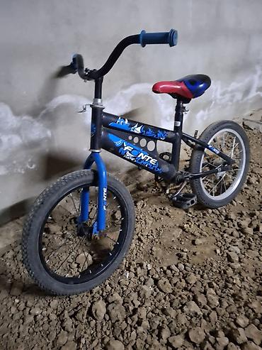 isma challenger: Uşaq velosipedi – BMX üslubunda - Rəng: qara-göy detallarla - — 1