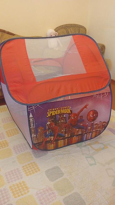 cadir evler: Uşaq oyun çadırı – Spider-Man temalı - Rəng: qırmızı, tünd mavi — 3