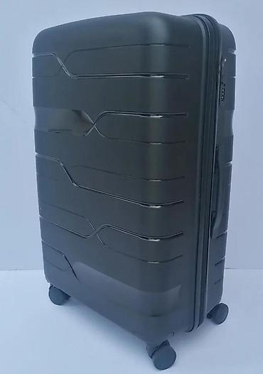 Putni koferi i torbe: Tvrdi kofer za putovanja – crni, veliki format - Materijal: čvrsta — 6