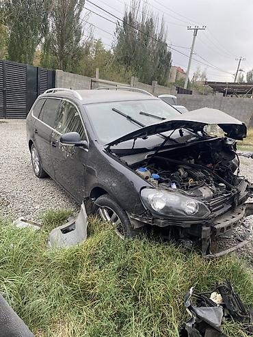 битые машины купить: Volkswagen Golf Variant (универсал), дизель TDI, черный цвет, на — 1