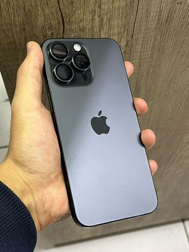 Apple iPhone: IPhone 15 Pro Max, Б/у, 256 ГБ, Black Titanium, Зарядное устройство, Чехол, Коробка