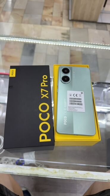 Poco: Poco X7 Pro, Б/у, 512 ГБ, цвет - Зеленый, 2 SIM