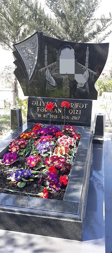 Başqa xidmətlər: Qranit məzar və başdaşı dizayn-istehsalı - Material: təbii qranit — 18