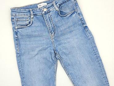 denim jeans: Zara, Jeansy damskie, rozmiar L — 1