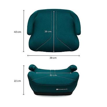 starke 2022: Kinderkraft BUSTER i-BOOST2 buster sedište, 125–150 cm, zeleno Šifra — 4