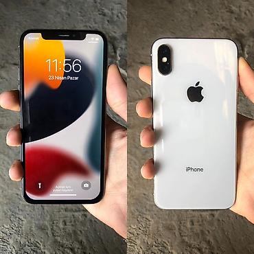 irshad telecom iphone x: IPhone X, 64 GB, Gümüşü, Face ID — 1